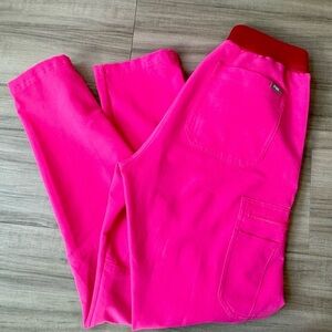 Figs Shocking Pink Limited Edition Yola Remix Slim Fit Small